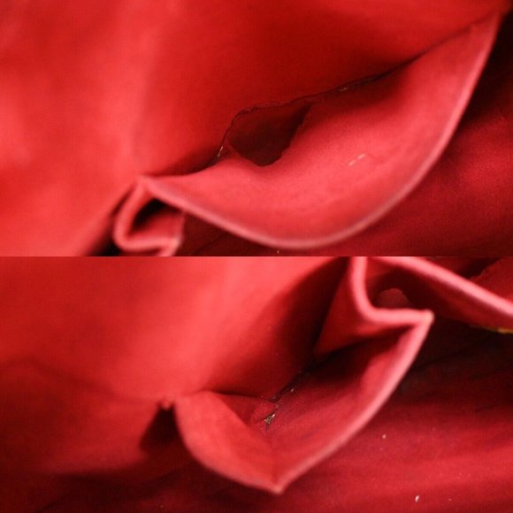 LOUIS VUITTON Croissant GM Shoulder Bag Monogram Leather Brown M51511 35YC109 - Picture 2 of 14